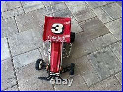 SOLD AS PARTS ONLY BBT-RC10 CONVERSION scale electric rc sprint car vintage