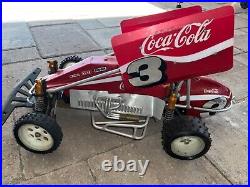 SOLD AS PARTS ONLY BBT-RC10 CONVERSION scale electric rc sprint car vintage