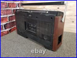 SONY CF-6600 Cassette AM/FM Radio Boom Box vintag Parts Or Repairs