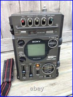 SONY FX-300 JACKAL FIRST JACKAL TV-FM/AM RADIO CASSETTE RECORDER Parts Or Repair