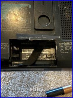 SONY ICF-7700 RADIO 15 BANDS FM/LWithMWithSW PLL SYNTHESIZED RECEIVER PARTS REPAIR