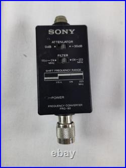 SONY ICF-PRO80 RADIO RECEIVER FM/LWithMWithSW POWERS ON NO SOUND PARTS REPAIR