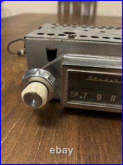 STUDEBAKER Car Radio Vintage Vintage Parts Only UNTESTED