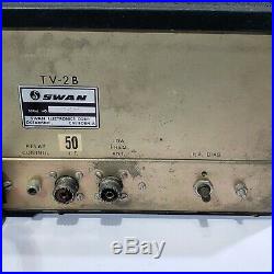 SWAN TV 2 B Vintage Ham Radio Untested For Parts Or Refurbishments