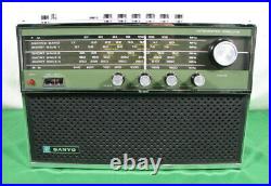 Sanyo 16ha-862p Am MB Fm Sw Shortwave Radio Vtg 1967 Japan For Parts Or Repair