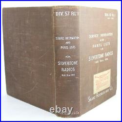 Service Information & Parts Lists for Silvertone Radios 1928-36 Sears Manual Vtg