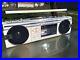 Sharp-QT-70-vintage-mini-boombox-ghettoblaster-from-the-80-s-Parts-Only-01-ce