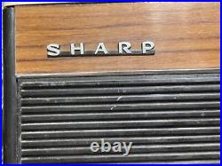 Sharp Radio FW-26L with PN-91 Car Antenna Vintage Parts / Repair Collector FS