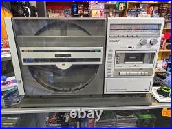 Sharp VZ-3000 Vintage Vertical Record Player Radio AS IS FOR PARTs Updated Ship