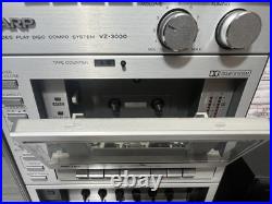 Sharp VZ-3000 Vintage Vertical Record Player Radio AS IS FOR PARTs Updated Ship