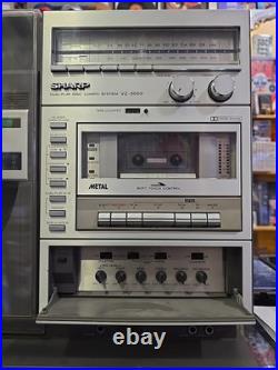Sharp VZ-3000 Vintage Vertical Record Player Radio AS IS FOR PARTs Updated Ship