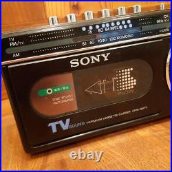 Showa Retro Sony Vintage Radio Cassette Player Junk for Parts Untested