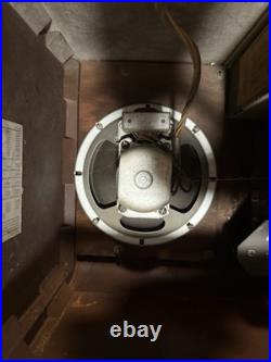 Silvertone Push Button Tube Radio Model 6122 PARTS OR REPAIR