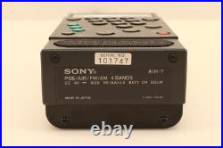 Sony Air-7 PSB/Air/FM/AM Radio For Parts/Repair