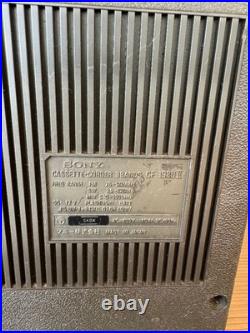 Sony CF-1980 Stereo Radio Cassette Recorder Untested For Parts Repair
