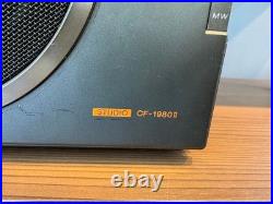 Sony CF-1980 Stereo Radio Cassette Recorder Untested For Parts Repair