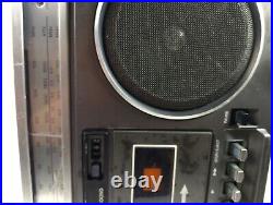 Sony CF-530 Stereo Radio Cassette Boombox Vintage Japan /Parts Repair (READ)