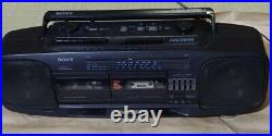 Sony CFS-DW35 Vintage Radio Cassette Player For parts or not working