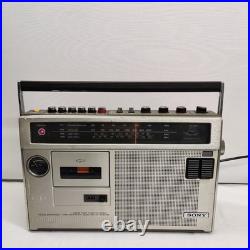 Sony Cf-470s Cassette-corder 4 Bands Radio Cassette Player Vintage For Parts
