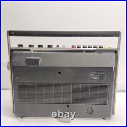 Sony Cf-470s Cassette-corder 4 Bands Radio Cassette Player Vintage For Parts
