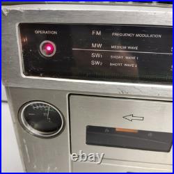Sony Cf-470s Cassette-corder 4 Bands Radio Cassette Player Vintage For Parts