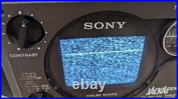 Sony FX-300 Jackal TV FM AM Receiver Cassette Recorder Black For Parts