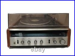 Sony HP-210 Stereo Music Turntable Record Player Radio For Parts or Repair