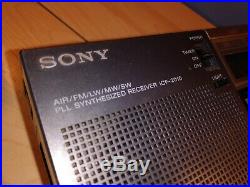 Sony ICF-2010 AIR/FM/LWithMWithSW PPL Synthesized Receiver Parts or Repair Free Ship