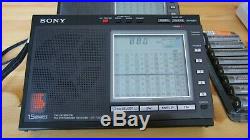 Sony ICF-7700's with'for parts' second radio and accessories