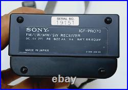 Sony ICF-PRO70 Radio For Parts only