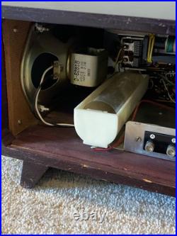 Sony Tr-711 Transistor Wooden Case Radio 1959 All Wave For Parts