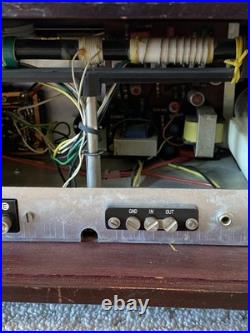 Sony Tr-711 Transistor Wooden Case Radio 1959 All Wave For Parts