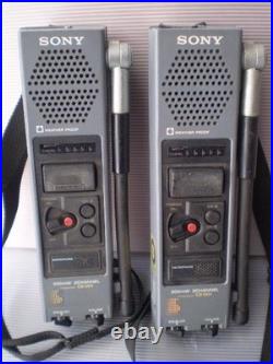 Sony Transceivers (Pair) Vintage Radio Showa Retro-Modern Junk Condition Parts