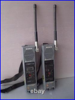 Sony Transceivers (Pair) Vintage Radio Showa Retro-Modern Junk Condition Parts