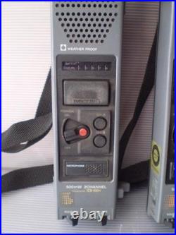 Sony Transceivers (Pair) Vintage Radio Showa Retro-Modern Junk Condition Parts