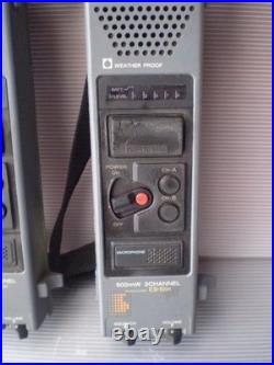 Sony Transceivers (Pair) Vintage Radio Showa Retro-Modern Junk Condition Parts