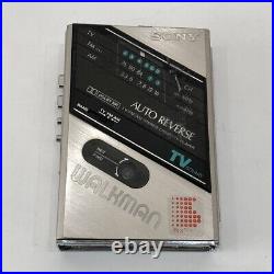 Sony WM-F101 WALKMAN Stereo Cassette Player Vintage Not-work Japan for-parts