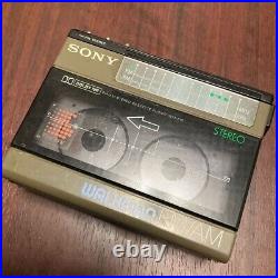 Sony WM-F15 Walkman Stereo Cassette Player FM AM Radio Vintage Japan for-parts