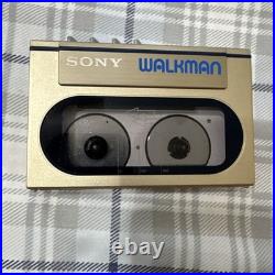 Sony Walkman WM-10 Cassette Player Vintage Gold For Parts Repair