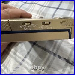 Sony Walkman WM-10 Cassette Player Vintage Gold For Parts Repair