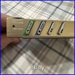 Sony Walkman WM-10 Cassette Player Vintage Gold For Parts Repair