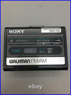 Sony Walkman WM-F44 Vintage For Parts Radio Only 1986 As Is A30