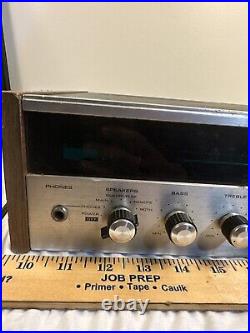 Stereo Receiver Panasonic SA-207 AM/FM Vintage Not Tested Powers On For Parts CL