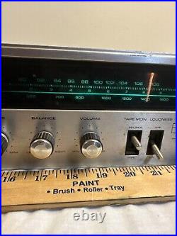 Stereo Receiver Panasonic SA-207 AM/FM Vintage Not Tested Powers On For Parts CL