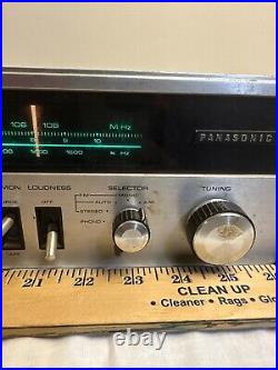 Stereo Receiver Panasonic SA-207 AM/FM Vintage Not Tested Powers On For Parts CL