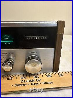 Stereo Receiver Panasonic SA-207 AM/FM Vintage Not Tested Powers On For Parts CL