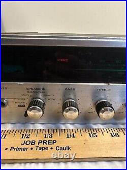 Stereo Receiver Panasonic SA-207 AM/FM Vintage Not Tested Powers On For Parts CL