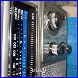 TECHNISONIC VINTAGE RADIO TC-55 TC55 AM FM TV SOUND Edw32 Parts/Repair Powers On