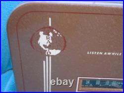 TRADIO COIN OPERATED HOTEL TUBE RADIO 2 hour 25-cents Untested Parts/Repair