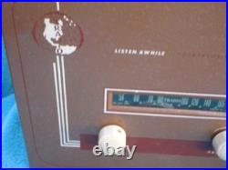 TRADIO COIN OPERATED HOTEL TUBE RADIO 2 hour 25-cents Untested Parts/Repair